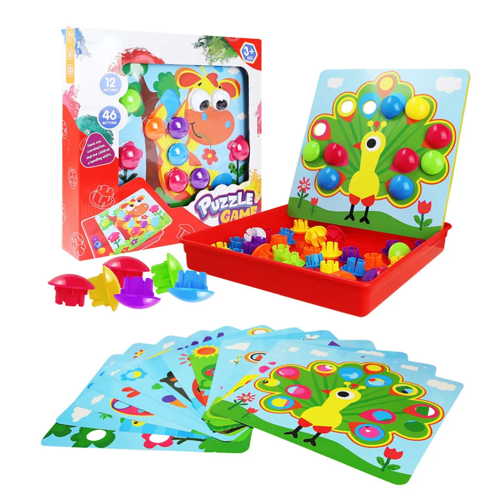 

1 Set Puzzle Intellectual Matching Early Educational Plaything