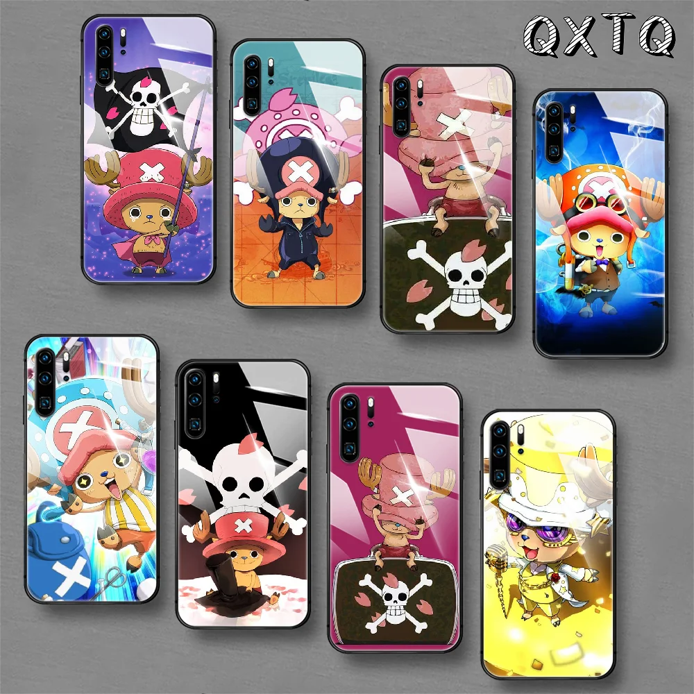 

One Piece Tony Choppers Tempered Glass Phone Case Cover For Huawei Honor Mate P 8 9 10 20 30 40 A X I Pro Lite Smart 2019 Cell