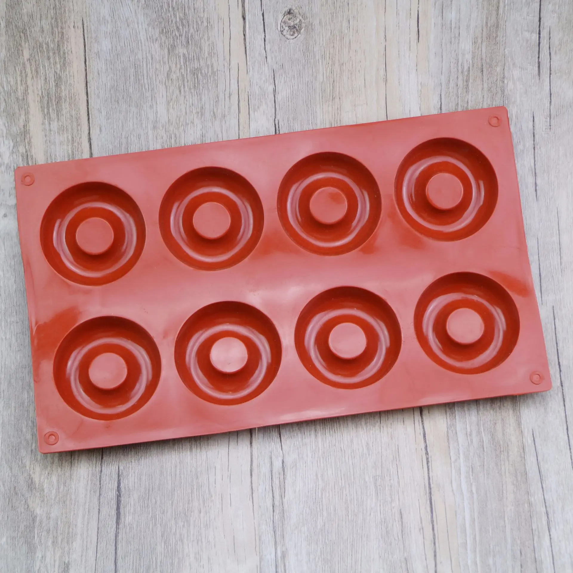 Силиконовая форма сделай сам для выпечки 8 колец|Формы тортов| |