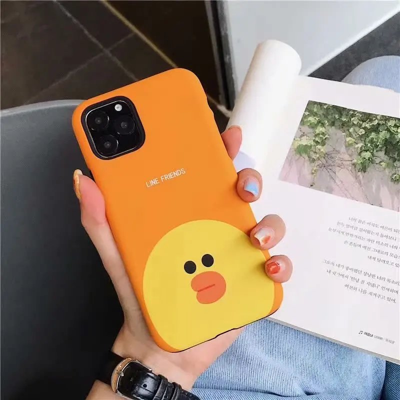 Милый чехол с мультяшным медведем, Кроликом, уткой для iphone 7, 8, 6, 6s PLUS, мягкий силиконовый чехол, задняя крышка для iphone X, XS, MAX, XR, 11 pro, max, Новинка
