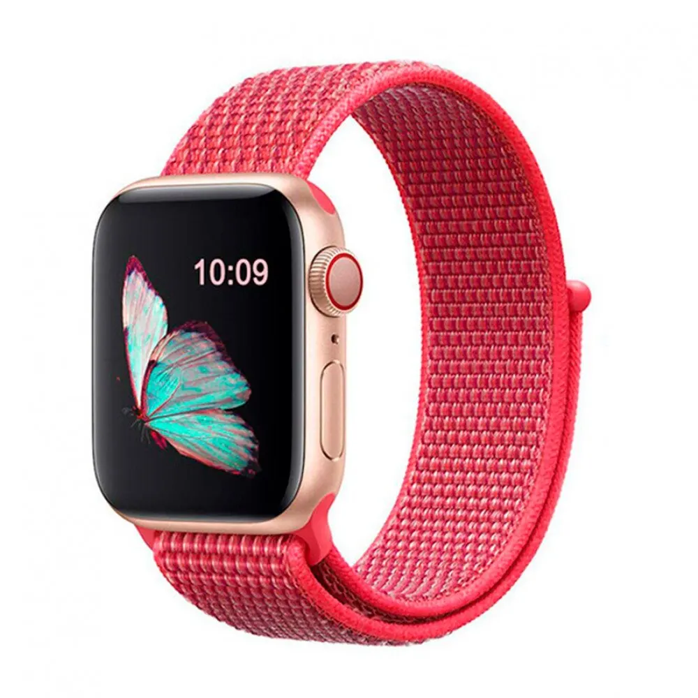 Ремешок Devia Deluxe Series Sport 3 Band для Apple Watch 4 44mm Red|Ремешки часов| |