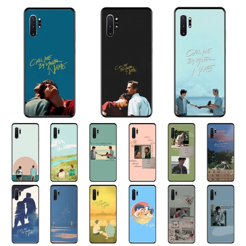 

FHNBLJ Call Me by Your Name Phone Case For Samsung Note 7 8 9 20 Note 10 Pro lite 20ultra M20 M10 Case