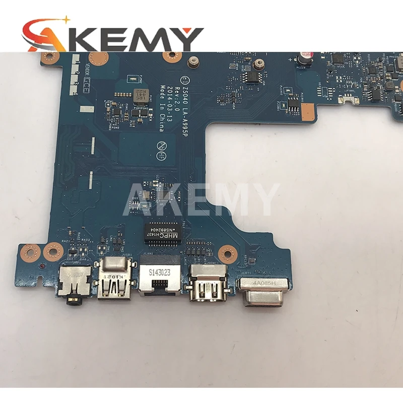 

Mainboard 788004-501 ZS040 LA-A995P for hp 240 g3 14-r n2840 DDR3L Intel HD Graphics Laptop motherboard