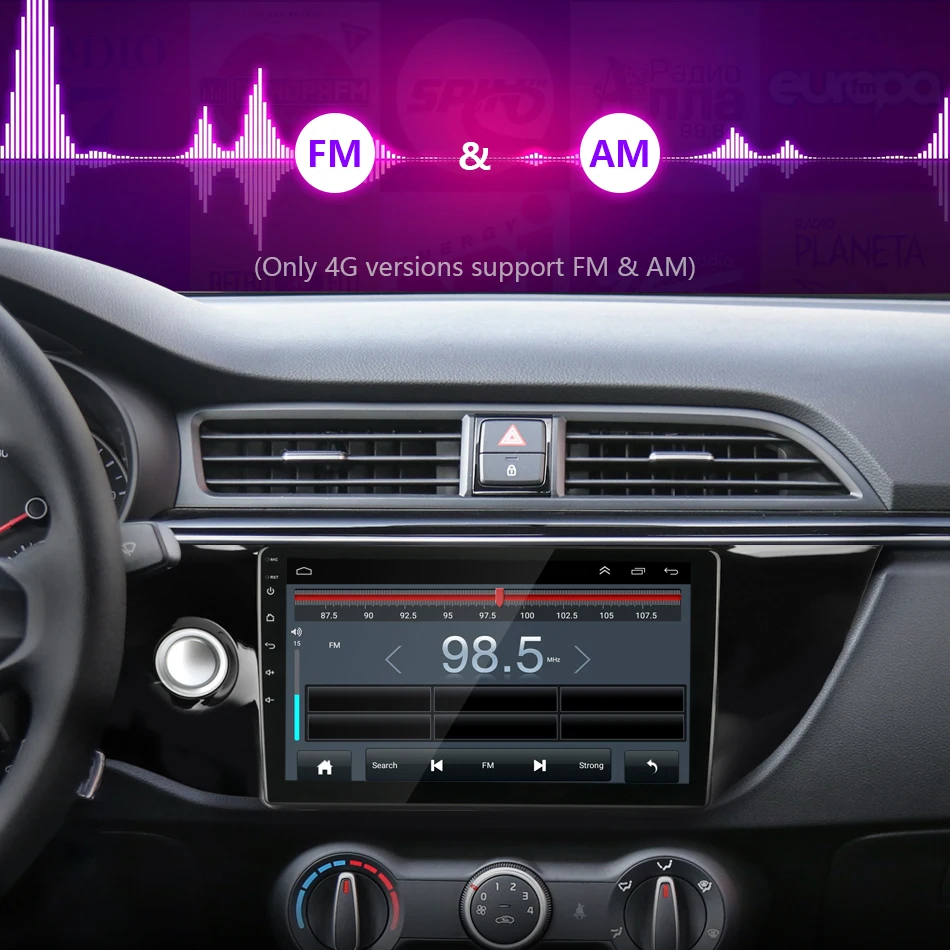 Автомагнитола 2 DIN мультимедийный видеоплеер на Android с GPS навигацией для KIA RIO 4 2017