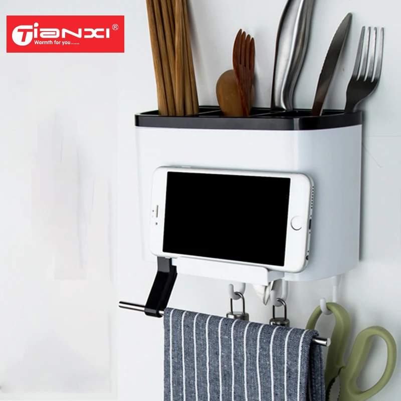 TIANXI палочка для еды держатель трубки ящик хранения ложек подставка кухонной