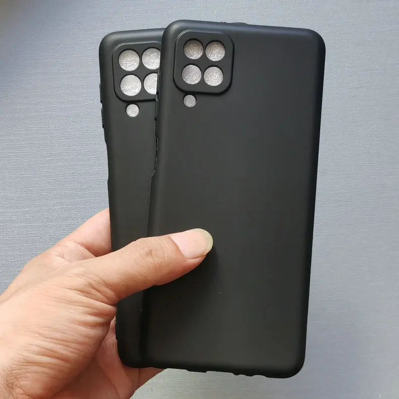 Чехол для Samsung Galaxy A12, M32, M62, F62, черный, белый, матовый, противоударный, с защитой от царапин, Мягкий защитный чехол для Galaxy A42 5G