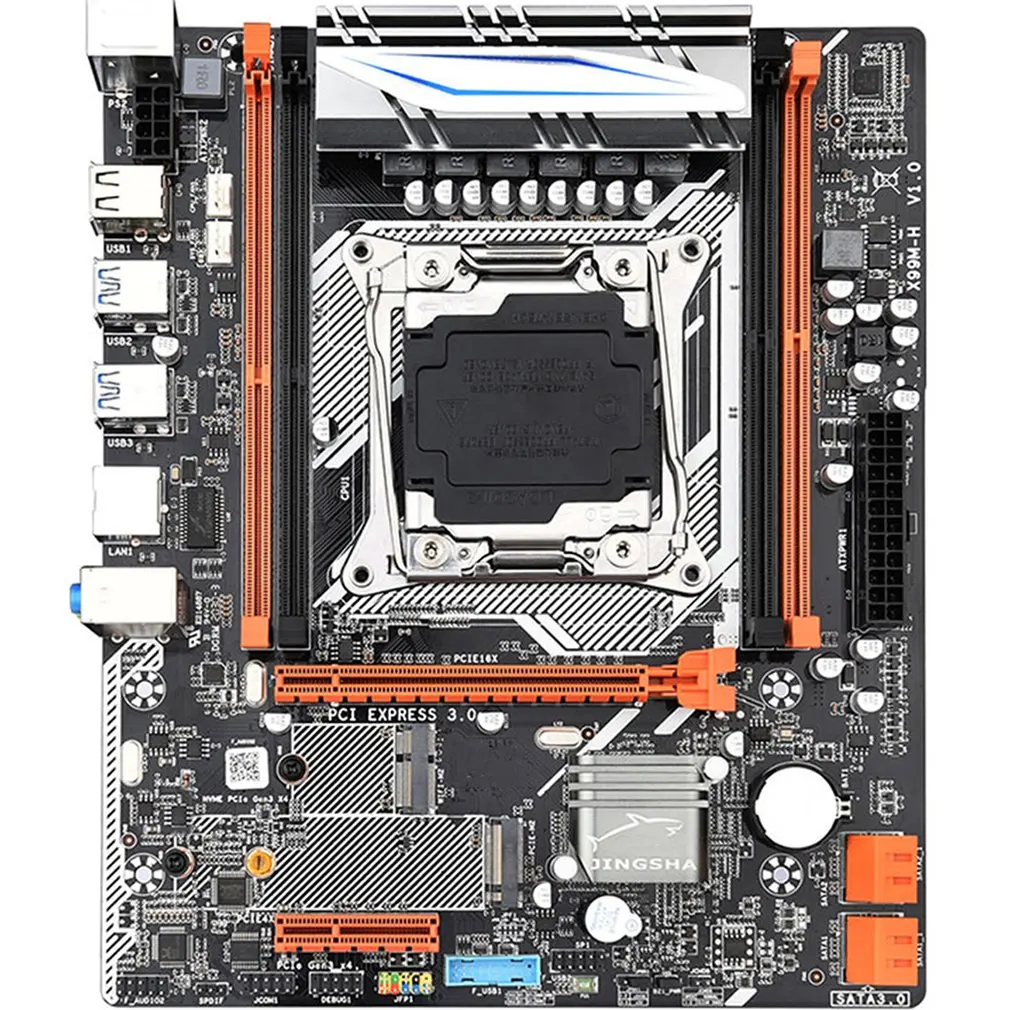 

Процессор Intel Xeon E5 V3/v4, X99M-H слот Intel Xeon E5 V3/v4, 4 слота DDR4 M-ATX