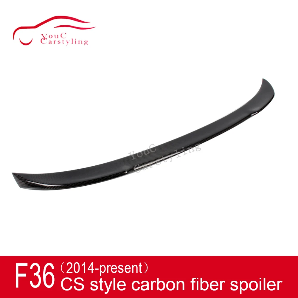 Задний спойлер F36 из углеродного волокна в стиле CS для BMW 4 серии 4-дверного