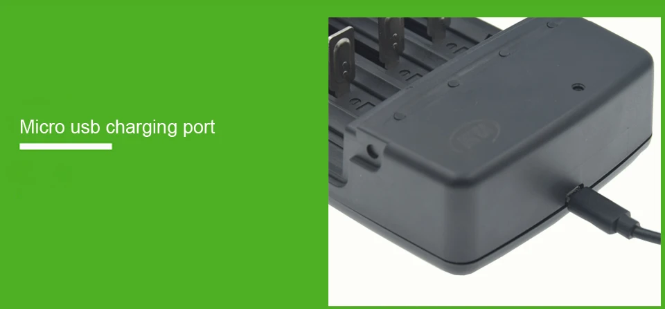 Комплект из 4 предметов Смарт USB зарядное устройство для аккумуляторов 18650 18350 22650 14500 литиевая батарея AA AAA C D SN щелочные никель-металл-гидридных и никель-кадмиевых типов аккумуляторов Зарядное устройство