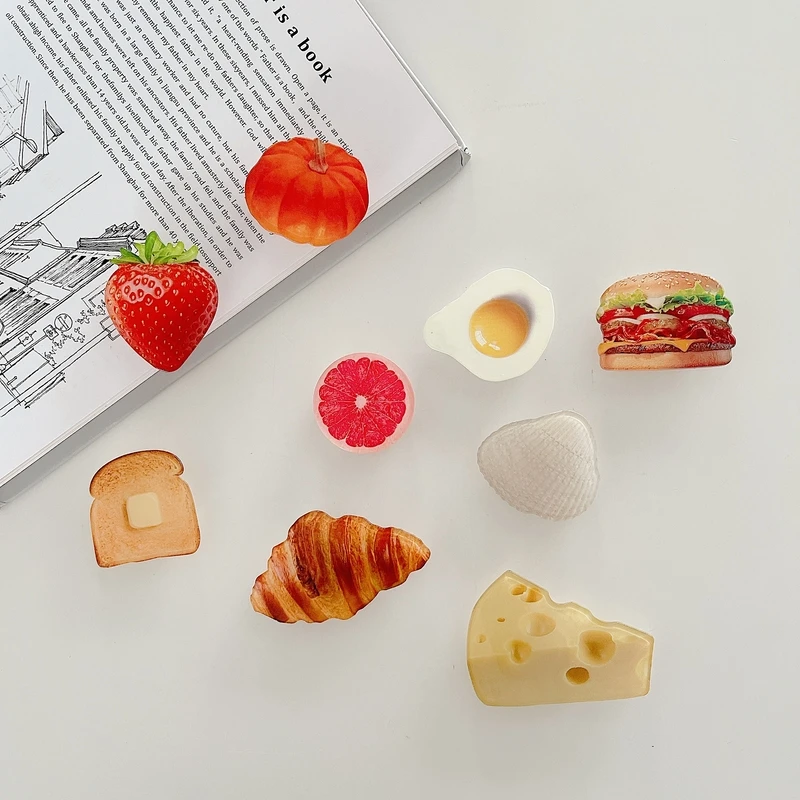 

Cute Fruit Food Universal Mobile Phone Ring Holder Airbag Gasbag fold Stand Bracket Mount For iPhone Samsung Huawei Xiaomi