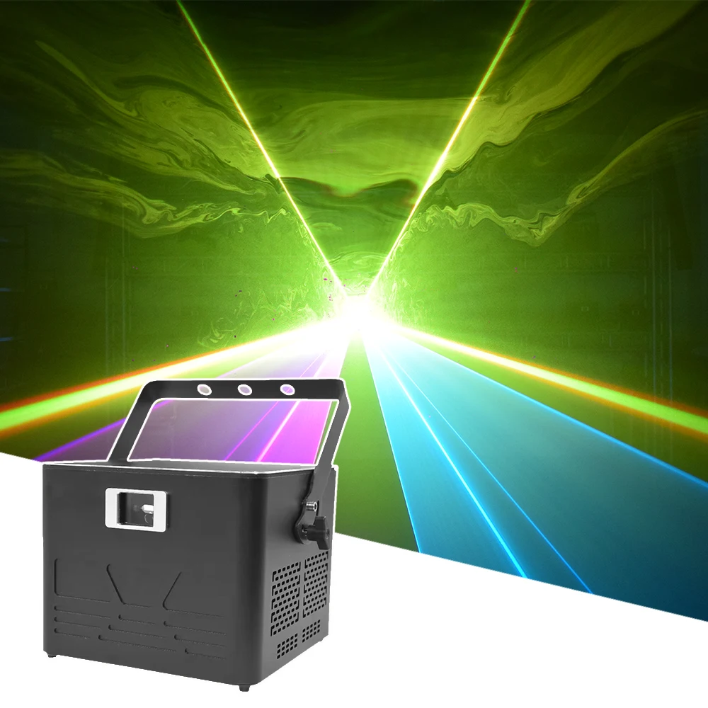 

10 Вт RGB анимационный луч лазерсветильник свет DMX512 30Kpps полноцветный сценический DJ диско луч эффектный проектор для свадьбы светодиодсветоди...