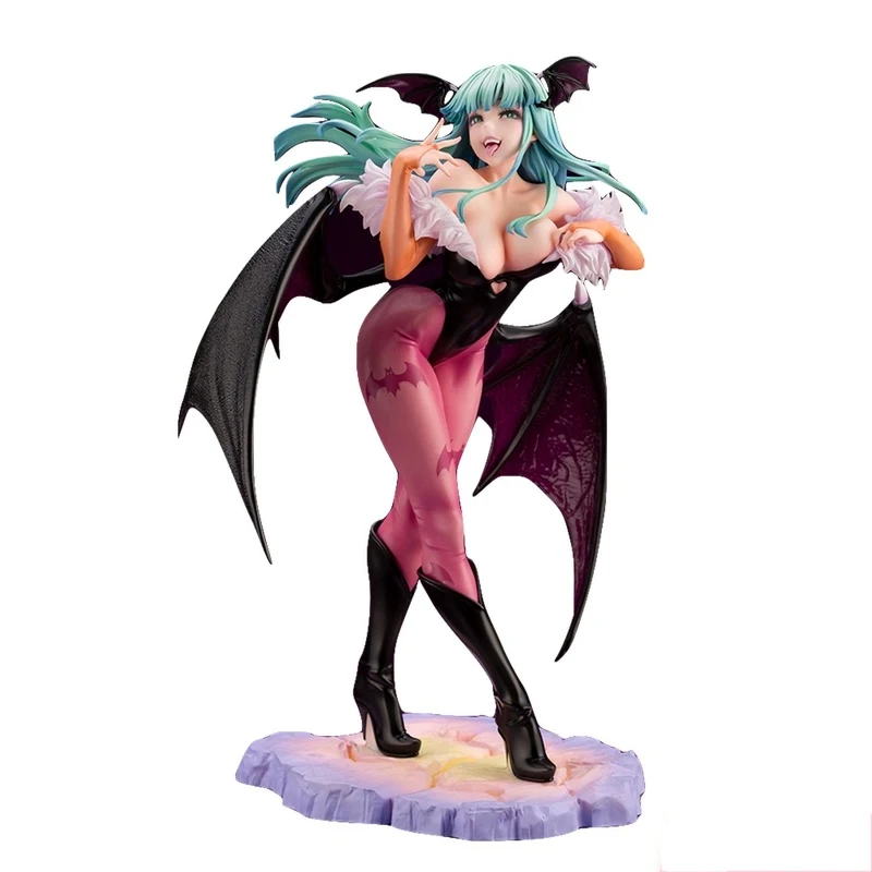 

Pre-Sale 23Cm Vampire Anime Figure Morrigan Aensland Collectible Figurines Anime Game Peripheral Sweet Sexy Model Gift Toy