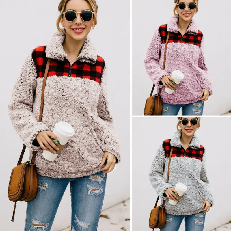 Женская зимняя теплая флисовая куртка оверсайз с мехом мишки тедди пушистая