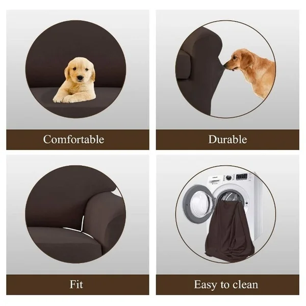 

Elastic Recliner Chair Cover Armchair Cover Stretch Sofa Couch Slipcovers Washable Furniture Protector For Living Room
