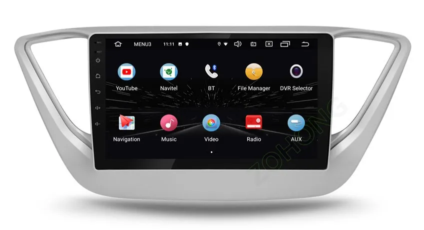 Android 9,0 RAM2Gb 2.5D Автомобиль Радио DVD для hyundai Solaris Verna Авто радио мультимедиа плеер для автомобиля gps навигации для hyundai Solaris радио