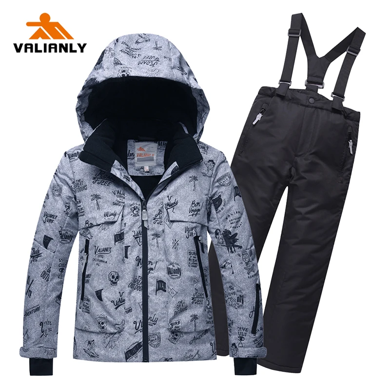 2020 лыжные костюмы высокого качества для мальчиков зимний теплый детский костюм