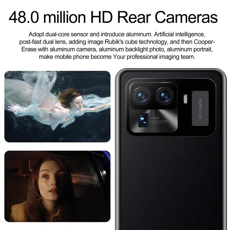 2022 smartphone m11 ultra 7 3 inch dual card unlocked 5g android cell phone 16gb 512gb 48mp camera 6800mah battry smartphones free global shipping