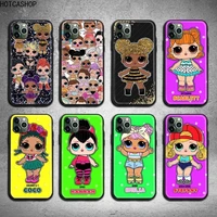 lol cartoon cute doll phone case for iphone 12 11 pro max mini xs max 8 7 6 6s plus x 5s se 2020 xr cover