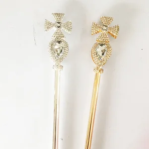 Хрустальная палочка золотогосеребряного цвета, королевская принцесса, круглый хрустальный шар, скипетр, король, королева, Свадебный костюм, ручной реквизит