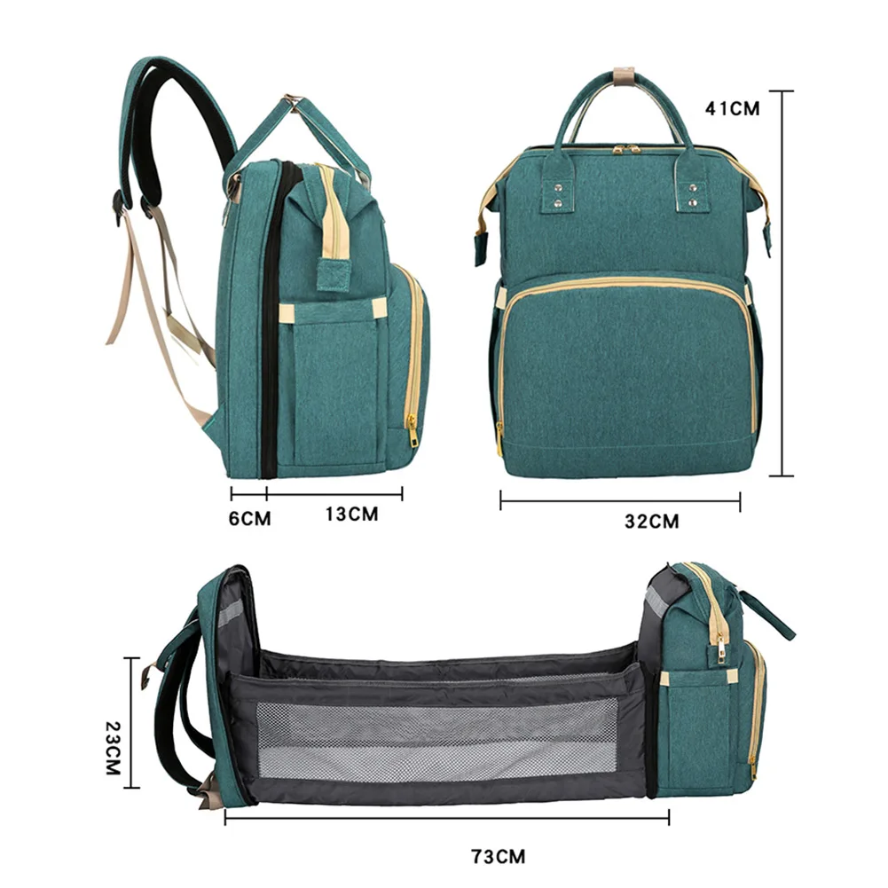 

Mommy Baby Diaper Bag Multifunction Folding Baby Mom Travel Backpack Large Capacity Nappy Maternity Care Women Bag Nursing Bags