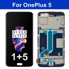 OLED или TFT для Oneplus 5 A5000 ЖК-экран + сенсорный дигитайзер с рамкой для Oneplus 5 LCD 1 + 5 экран дисплей