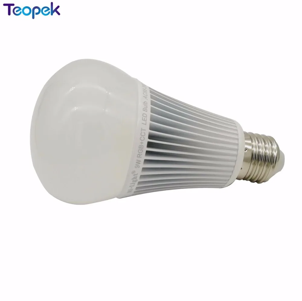 Miboxer E27 9 Вт RGB + CCT 2 в 1 Смарт светодиодный лампы FUT012 4G Беспроводной AC85 265V 4 зоны г RF