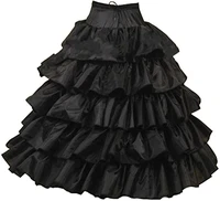 black petticoats for wedding dress ball gowns petticoat bride jupon mariage underskirt nope hoop skirt