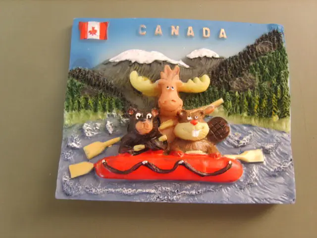 Канада путешествия памятный холодильник магнит Лось магнит|Магниты на