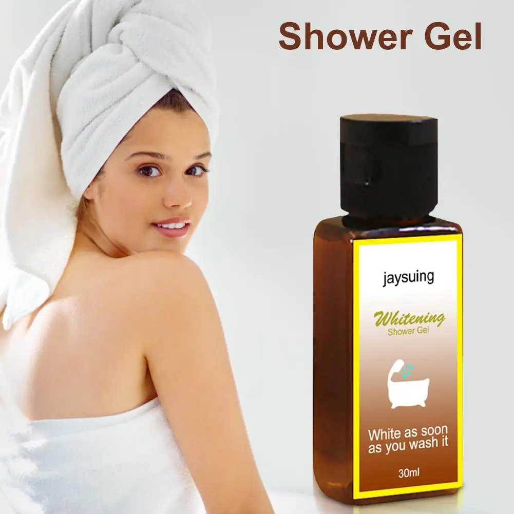 

30ml Volcanic Mud Shower Gel Body Wash Whitening Deep Cleansing Skin Moisturizing Exfoliating Body Care Bathing Cream Shower Gel