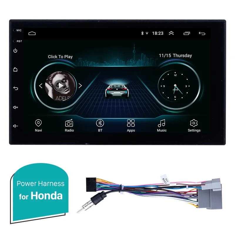 For Honda Seicane " 2Din Android 8,1 Универсальное автомобильное радио gps для NISSAN TOYOTA KIA VW hyundai Suzuki Honda RAV4 SUNNY YARIS COROLLA VIOS - Цвет: For Honda