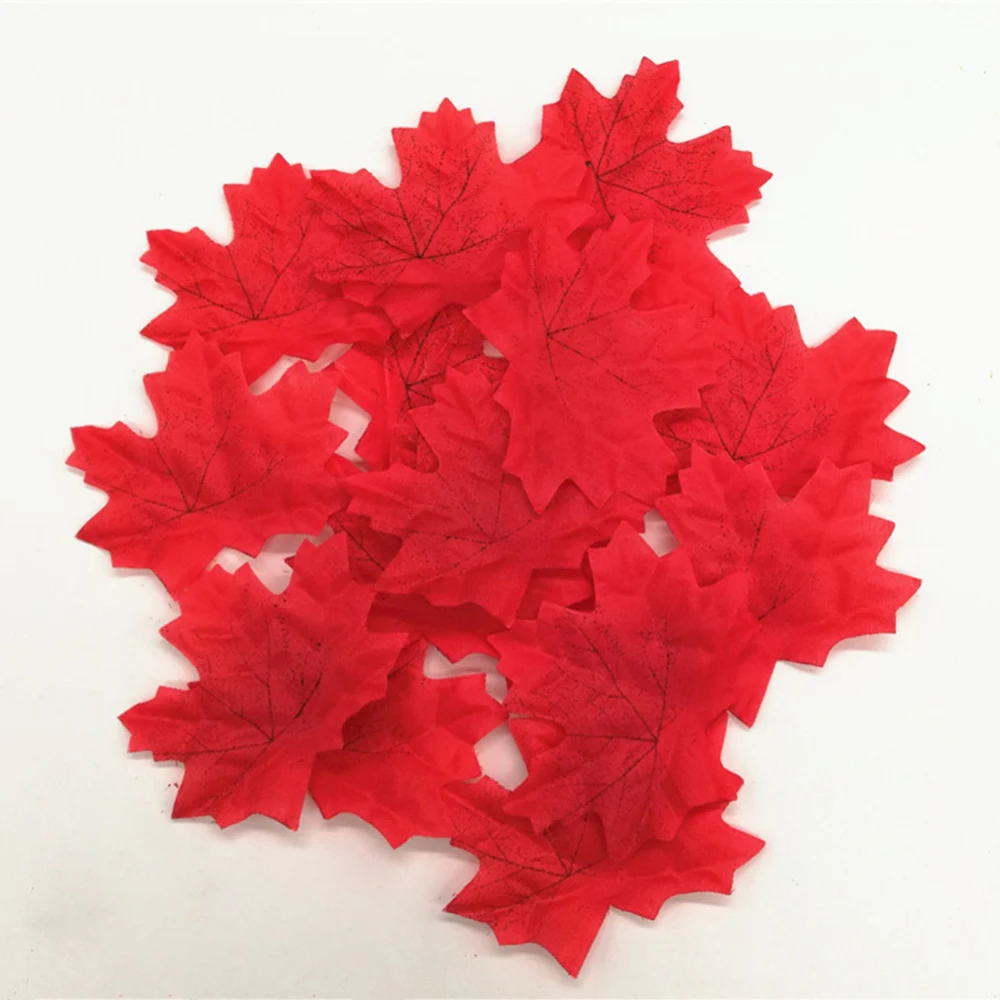 600/300 шт./лот искусственные кленовые осенние листья Ассорти смешанные цветные