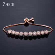 ZAKOL Новое поступление полукруглый Сияющий AAA кубический цирконий кристалл проложить регулируемые Модные CZ браслеты для женщин FSBP2059 ZAKOL Новое поступление полукруглый Сияющий AAA кубический цирконий кристалл проложить регулируемые Модные CZ браслеты для женщин FSBP2059