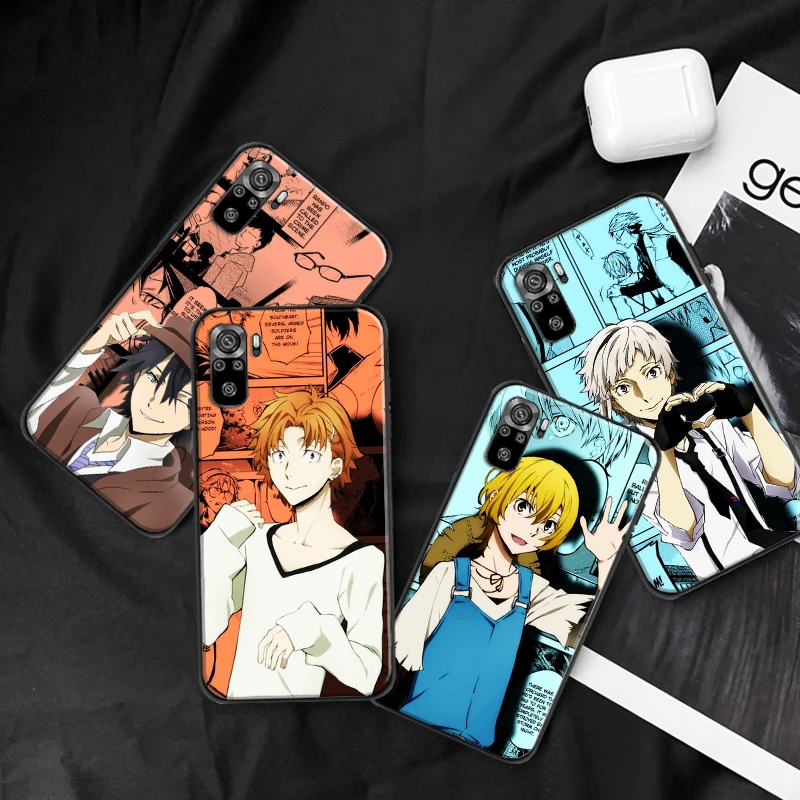 

Bungo Stray Dog Anime Silicone Case Coque For Xiaomi Redmi 9A 9 9i 9AT 9T 9A 9C 10X 4G 5G Note 10 10S Back Cover Funda Capa