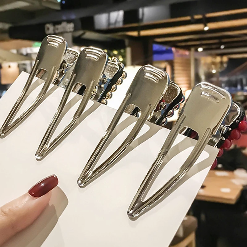 Модные винтажные металлические заколки для волос в Корейском стиле 1 шт. красивые