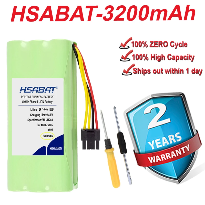 Топ бренд 100% Новый 3200mAh Ni MH аккумулятор для пылесоса Ecovacs Deebot Deepoo X600 ZN605 ZN606 ZN609 Midea