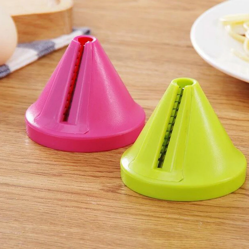 Многофункциональный спиральный нарезчик из нержавеющей стали для овощей и фруктовов с измельчителем и воронкой для нарезки в кухонной технике.