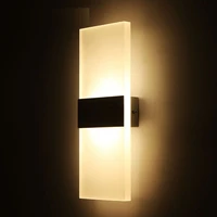 hot modern minimalist led wall light up down cube indoor outdoor background wall sconce lighting lamp fixture decor dropshipping