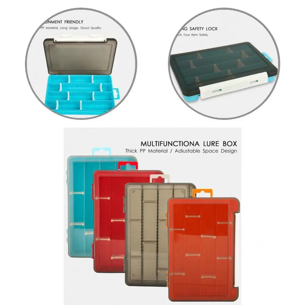 

Fishing Storage Box Anti-Scratch Useful Compartment Design Compact Fishing Lure Box