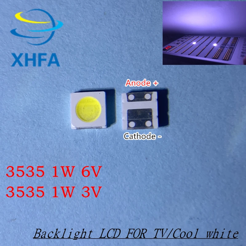 1000 шт. 2 Вт 6 В 3 1 3535 SMD светодиодный светильник для замены LG Innotek ЖК телевизор задний