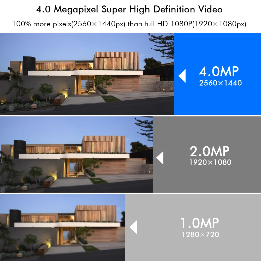 Камера Hiseeu 4 МП Wi Fi IP беспроводная водонепроницаемая ONVIF|Камеры видеонаблюдения| |