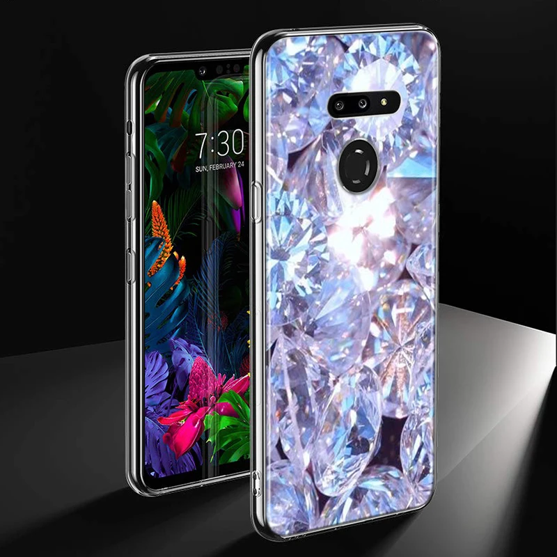 Бриллиантами Стиль для LG W20 W10 V50S V50 V40 V30 K50S K40S K30 K20 Q60 Q8 Q7 Q6 G8 G7 G6 ThinQ чехол для телефона - Цвет: Style 03