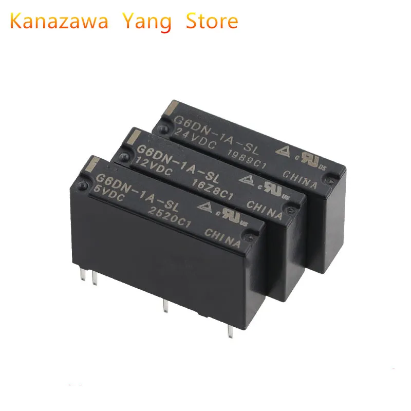 

10 Pcs 50 Pcs/Lot Brand New G6DN-1A-SL-DC5V DC12V DC24V Small Relay 4 Pins 5A A Set Of Normally Open In Stock Best Quality