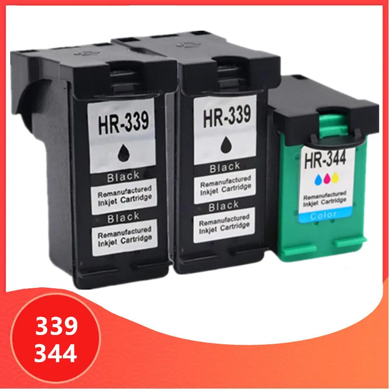 

3Pack Compatible 339 344 ink cartridge for hp339 for hp344 for hp officejet 7210 7313 7410 Photosmart 2710 8450 printer