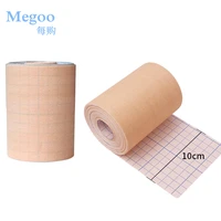 2rolls adhesive wound dressing bandage tape yellow color breathable medical non woven fixation tape 5cm10cm15cm20cm25cmx10m