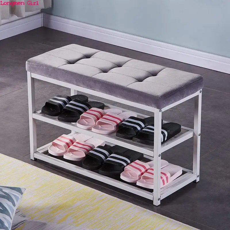 

Multifunctional Storage Stool Modern Simplicity Ottoman Home Furniture Shoe Changing Stool In The Hallway Pu Storage Stool Chair