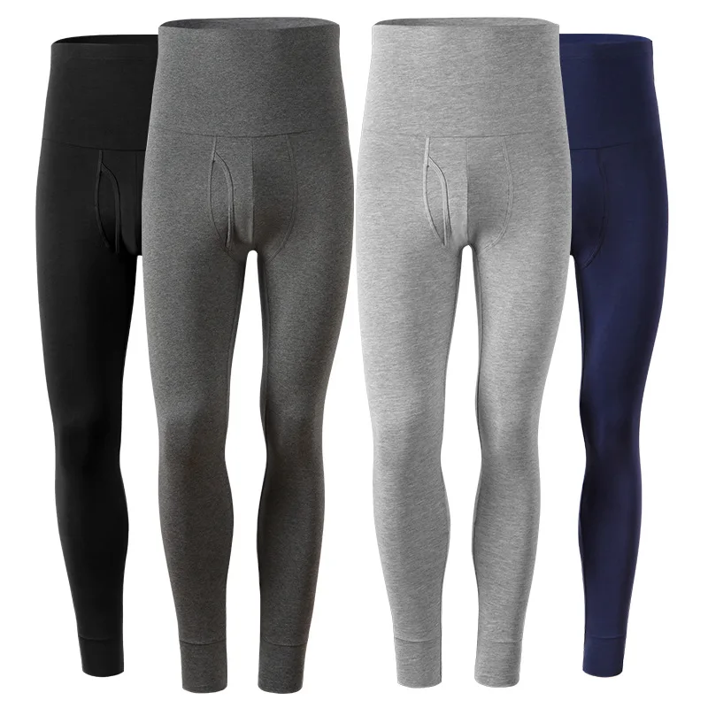 

Long Johns Men Thicken Thermo Underwear Winter Warm Cotton Long Johns For Underpants Male Thermal Underwear Leggings Tight Pants