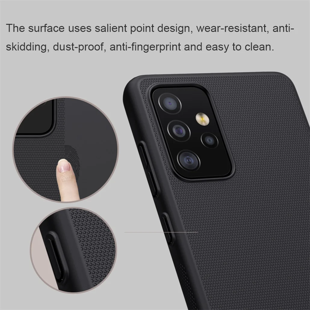 For Samsung Galaxy A52 A72 A52S A12 A32 A42 5G 4G Case Nillkin Frosted Shield Hard PC Phone Protector Back Cover For Samsung A52