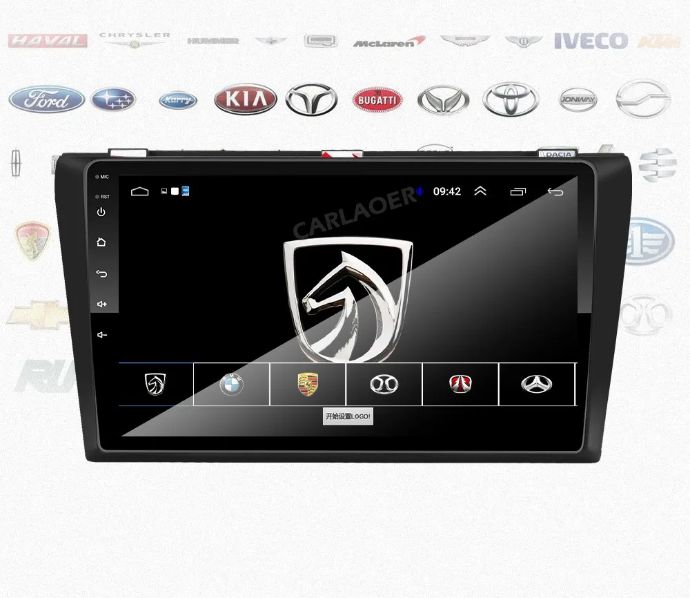 4G+ 32G Android 8,1 Автомагнитола для Mazda 3 2004-2013 maxx axel Wifi авто стерео Автомобильная dvd-навигационная система стерео Мультимедийный Плеер