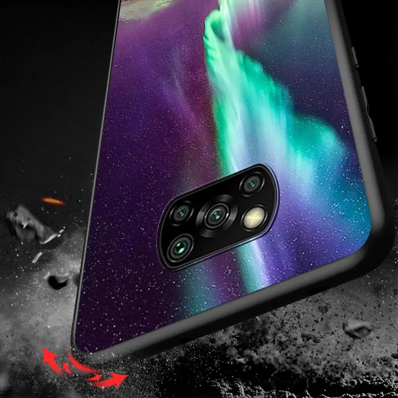 

Northern Lights Sky For Xiaomi POCO M3 M2 C3 X3 NFC F2 F3 Pro X2 F1 Pro Mi Play Mix 3 A3 A2 A1 6 5 lite Phone Case