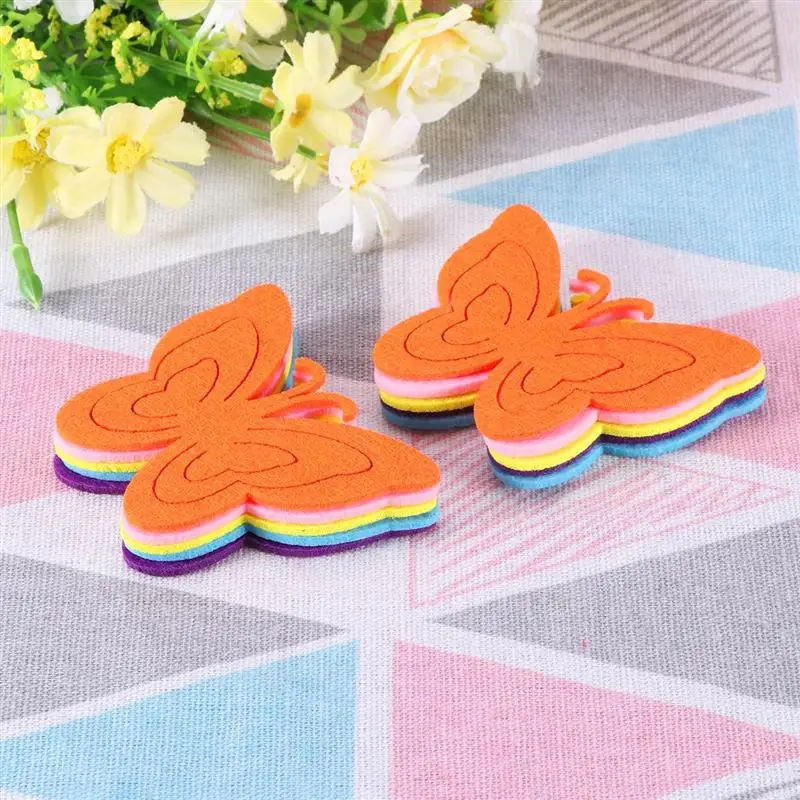 30 шт./10 шт. фетровые нашивки с бабочкой|Войлок| |